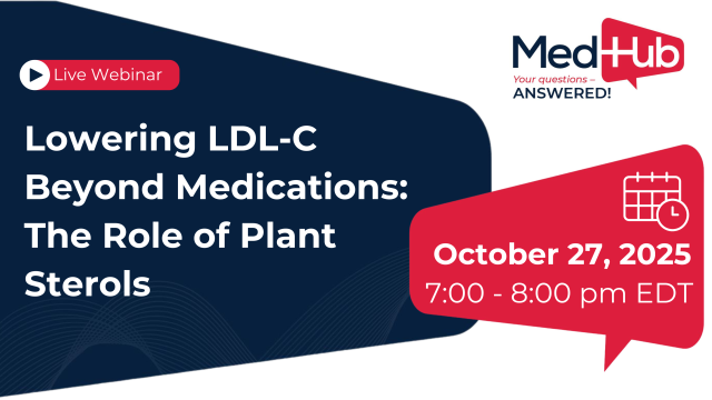 Lowering LDL-C Beyond Medications: The Role of Plant Sterols